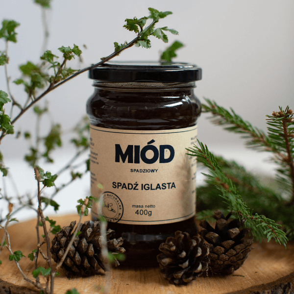 Miód spadziowy iglasty Lovbee