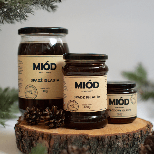 Miód spadziowy iglasty Lovbee