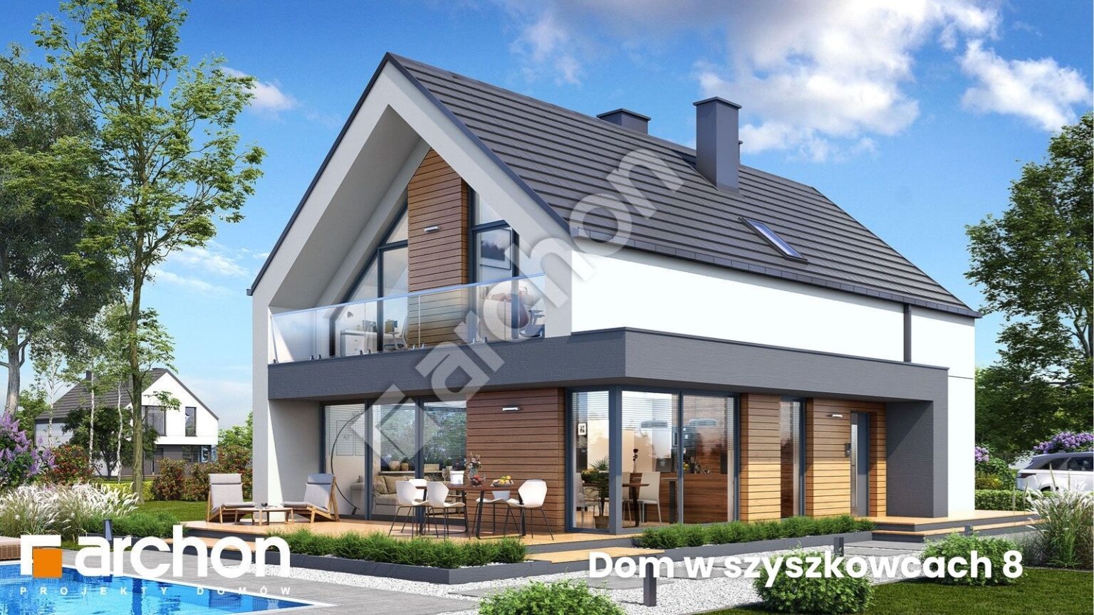 Szukasz projektu domu w stylu nowoczesnej stodoły na płytką działkę ...